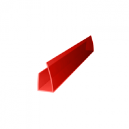 ПТ д/поликарбоната 6 мм/2,1 м (Красный)